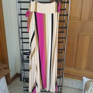 Faux wrap maxi skirt NWOT